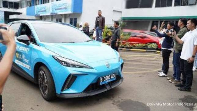 Mobil Listrik Besutan MG Motor dan PLN Icon Plus Terobos Jalur Jakarta - Mandalika
