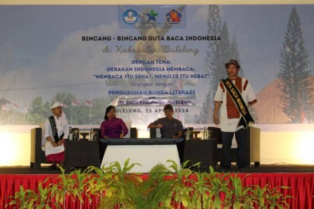 Bincang Duta Baca Indonesia, Kabupaten Buleleng Bali Siap Atasi Globalisasi Lewat Perpustakaan