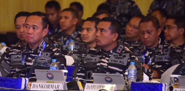 Dankormar Beserta Jajaran Ikuti Rakor RENAKU 1 TNI AL 2024