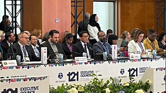 Menteri Sandiaga Uno Beberkan Pentingnya Pariwisata Berkelanjutan di Ajang Executive Council UN Tourism Meeting