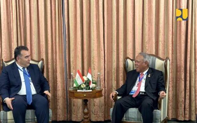 Menteri  PUPR  Basuki Bahas Potensi Kerja Sama Energi Terbarukan dengan Menteri Sumber Daya Air dan Energi Republik Tajikistan