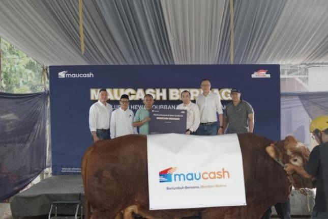 Maucash Gelar Kegiatan CSR Merayakan Idul Adha dengan Pembagian Hewan Kurban
