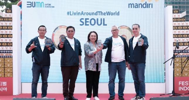 Konsisten ! Bank Mandiri Gelar Program Mandiri Sahabatku dan Kenalkan Fitur Livin&rsquo; di Seoul