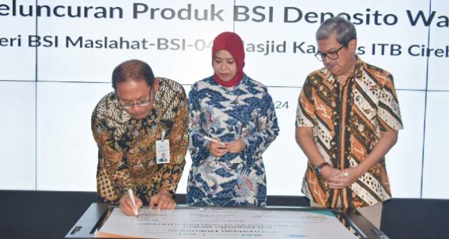 BSI & ITB Luncurkan BSI Deposito Wakaf untuk Masjid di Cirebon