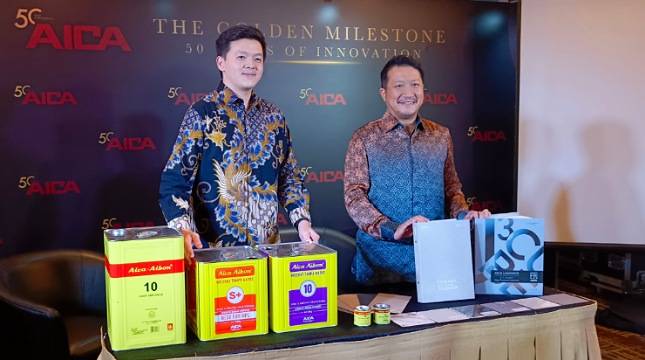 50 Tahun Berinovasi, PT Aica Indonesia Luncurkan Produk Baru dan Kemasan Baru Lem Aica Aibon
