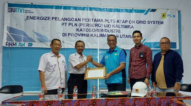 Jadi yang Pertama di Kaltara, PT Idec Abadi Wood Industries Pasang PLTS Atap dari SUN Energy