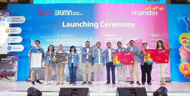 Penuhi Kebutuhan Lifestyle, Bank Mandiri Luncurkan Mandiri Lippo Malls Card dan Solusi Valuta Asing