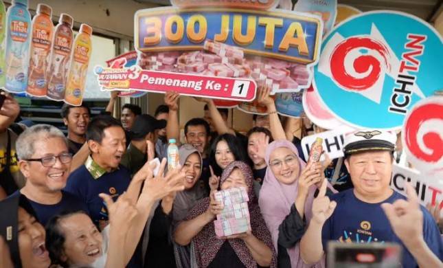 Hujan Berkah, Warga Jakarta Timur Dapat 300 Juta dari Tutup Botol Ichitan