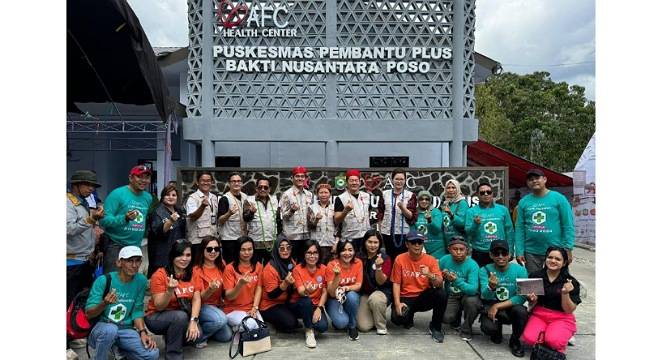 Kolaborasi AFC Lifescience, YBTN dan Pemerintah Daerah Resmikan Puskesmas Pembantu Plus Poso Dongi-Dongi