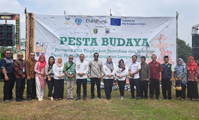 Uni Eropa dan ChildFund International Dukung Pesta Budaya di Lampung Selatan