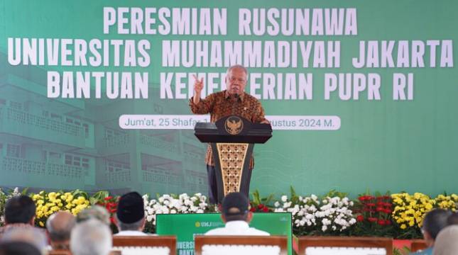 Rusunawa Universitas Muhammadiyah Jakarta Diresmikan, Habiskan Anggaran Sebesar Rp17,4 Miliar