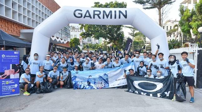 Road to Garmin Run: Plogging Bersama Rekosistem, Ajak Masyarakat Berlari Sambil Membersihkan Lingkungan