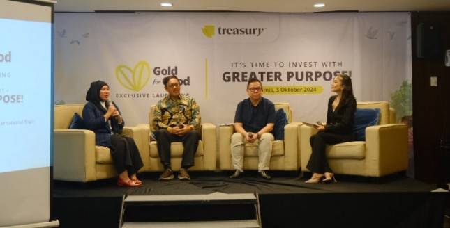 Aplikasi Treasury Perkenalkan Program Gold for Good di Ajang Art Jakarta