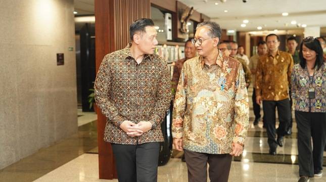 Sambut Kunjungan Menko AHY,  Menteri PU Pastikan Keberlanjutan Pembangunan Infrastruktur