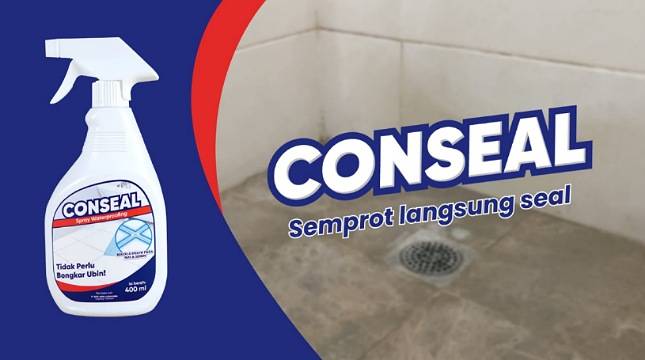 Aquaproof Luncurkan Conseal, Spray Waterproofing Efektif Cegah & Atasi Kebocoran