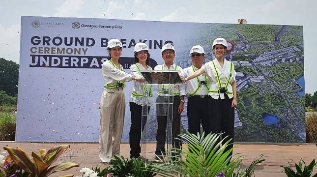 Giantara Serpong City Bangun Underpass Permudah Aksesibilitas Penghuni dan Warga Sekitar