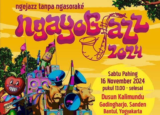 Ngayogjazz 2024 Bakal Segera Digelar, Hadirkan Musisi Jazz Ternama