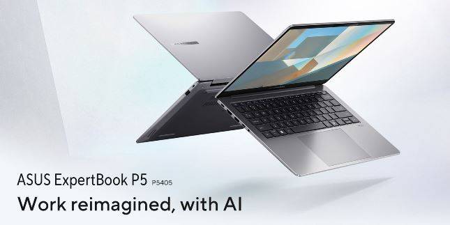 ASUS Luncurkan ExpertBook P5, Laptop Copilot+ Berbasis AI