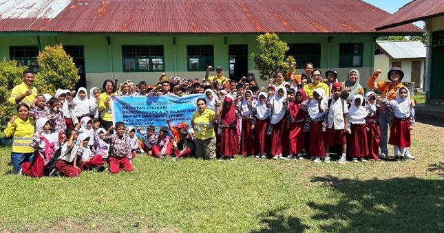 Edukasi PHBS dan Mitigasi Bencana di SD Al-Khairaat Kao Ternate, Tingkatkan Kesadaran Siswa