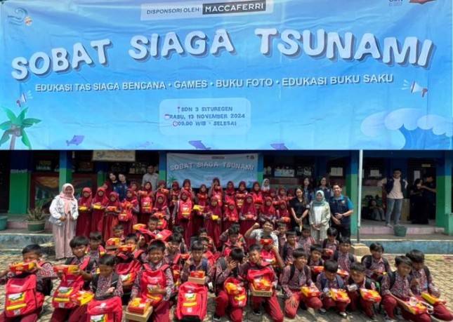 Maccaferri Berdayakan Generasi Muda Lewat Edukasi Mitigasi Bencana di Situregen