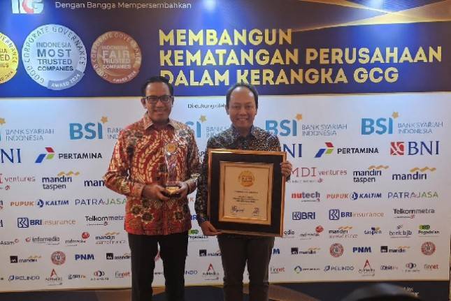 BRI Insurance Kembali Sabet Penghargaan  di Acara Corporate Governance Perception Index