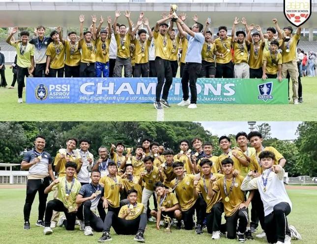 Selamat! Asiana Soccer School Juara 1 Piala Soeratin ASPROV DKI Jakarta U-15