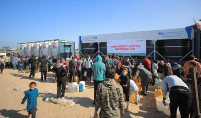 Aksi Kemanusiaan Dompet Dhuafa Salurkan Bantuan Air Bersih Layak Minum Bagi Penyintas Gaza
