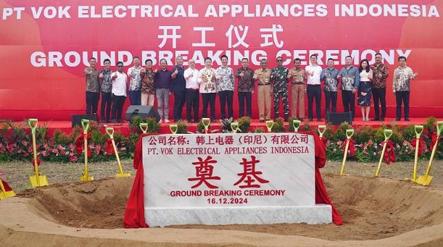 PT VOK Electrical Appliance Indonesia Bangun Pabrik di Kawasan Ekonomi Khusus (KEK) Kendal