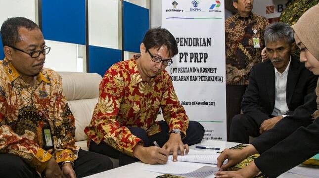 Pertamina Gandeng Rosneft Oil Company Bentuk Usaha Patungan Kilang Minyak