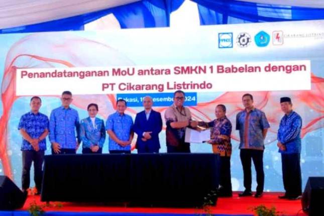 SMKN 1 Babelan Gandeng PT Cikarang Listrindo untuk Tingkatkan Mutu Pendidikan Vokasi