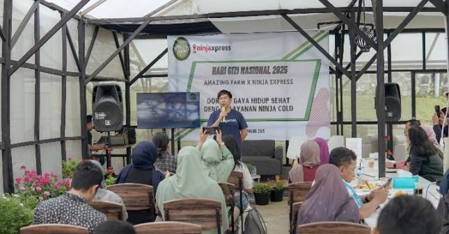Sambut HGN 2025: Ninja Xpress Kolaborasi Bersama Amazing Farm,  Dorong Gaya Hidup Sehat Melalui Layanan Ninja Cold
