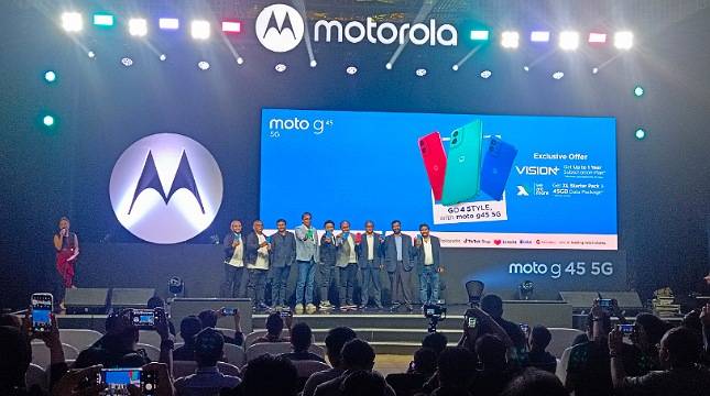 Hadir Kembali di Indonesia, Motorola Luncurkan Smartphone moto g45 5G