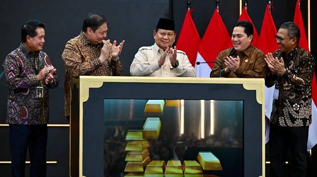 Presiden Prabowo Resmikan Pegadaian Sebagai Bank Emas Pertama di Indonesia