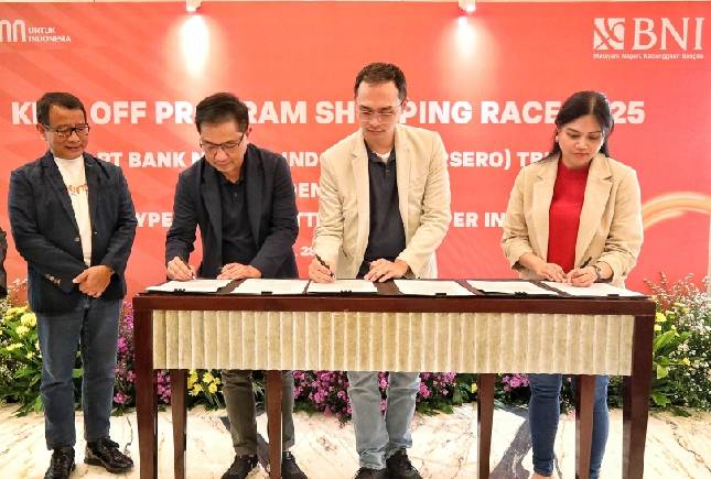 BNI Jalin Kerja Sama dengan Tiga Supermarket Gelar Shopping Race 2025