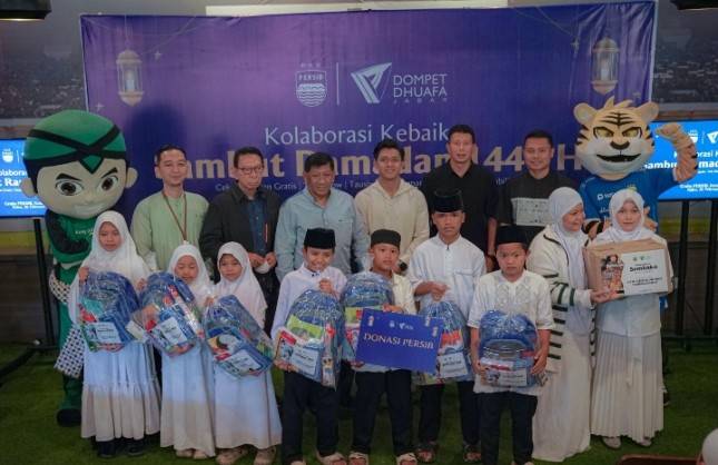 Sambut Ramadhan 1446 H, PERSIB Bersama Dompet Dhuafa Gulirkan KolaboraSIB Kebaikan Bagi Warga Kota Bandung