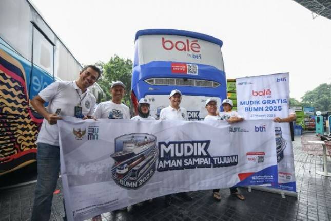  BTN Berangkatkan 1.000 Pemudik dalam Program Mudik Gratis 2025