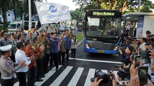 Rute Baru Transjabodetabek Alam Sutera&ndash;Blok M Resmi Beroperasi