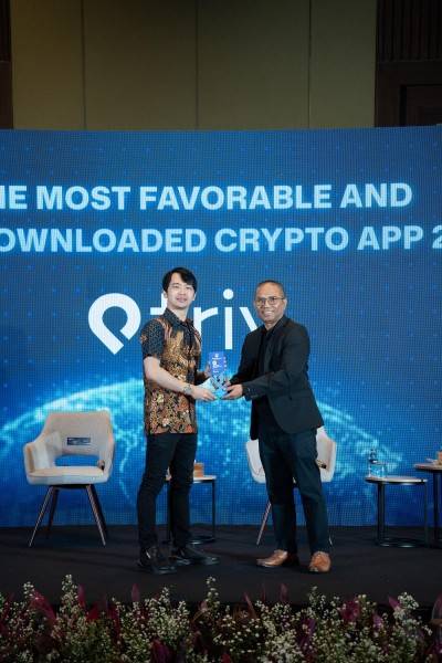 Top! Aplikasi Crypto Paling Banyak Diunduh Sepanjang Tahun 2025 TRIV Raih Penghargaan Most Downloaded Crypto App
