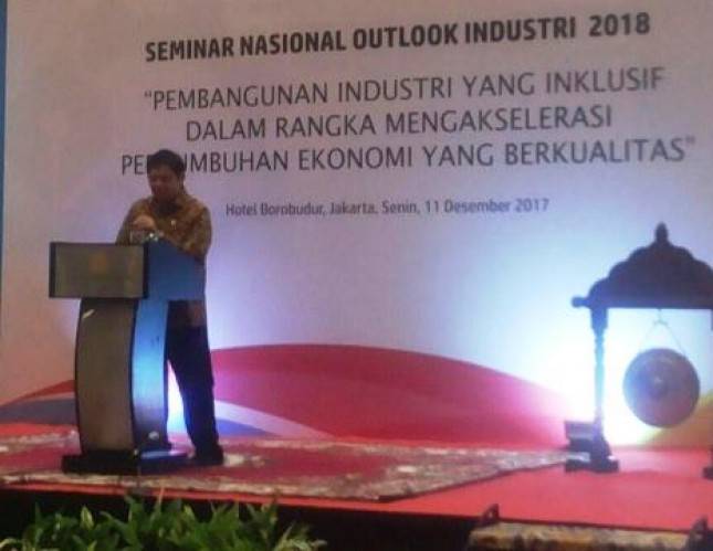 Tahun 2018, Menperin Proyeksikan Pertumbuhan Industri Nasional Sebesar 5,67%