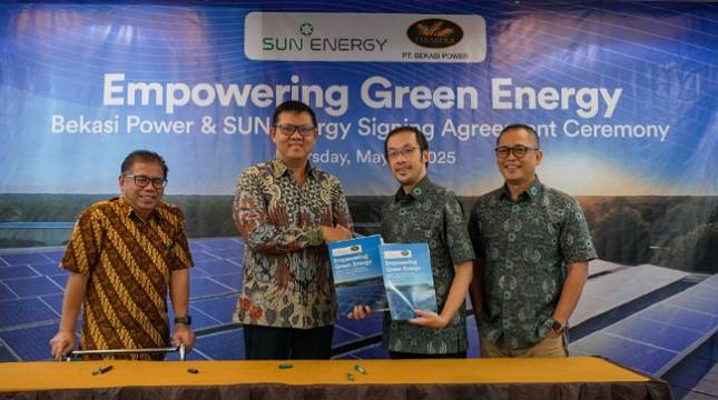 PT Bekasi Power dan SUN EnergyJalin Kerja Sama Eksklusif Pengembangan PLTS