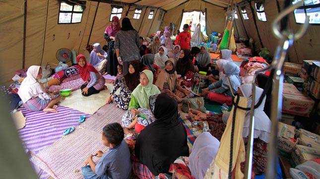 Jepang Beri Bantuan 500 Unit Tenda Pengungsian Korban Gempa Pidie