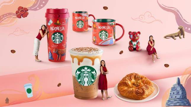 Starbucks Rayakan HUT RI ke-80 dengan Koleksi Minuman, Makanan, dan Merchandise Bertema Budaya Indonesia