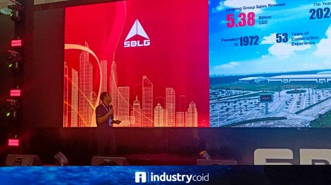 SDLG Indonesia Machinery Pamerkan Excavator E6900H dan Wheel Loader L980HEV di Mining Indonesia 2025