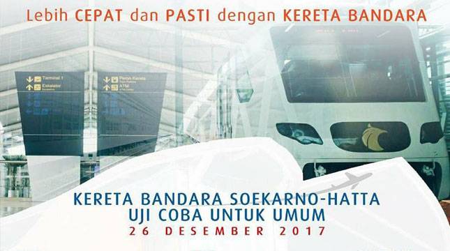 Naik Kereta Api Cuma Rp 30 Ribu, Wisatawan Bisa Langsung ke Bandara Soekarno 