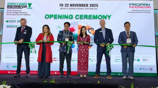 Dorong Transformasi Industri Plastik dan Karet, Pameran Plastics & Rubber Indonesia 2025 Resmi Dibuka