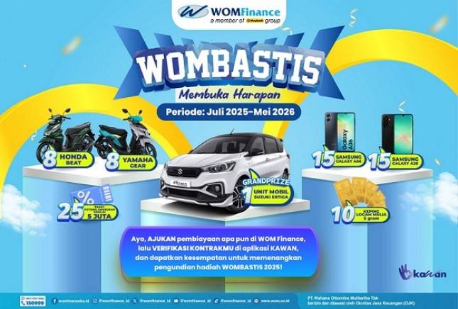 WOM Finance Ajak Partisipasi Konsumen pada Program Undian WOMBASTIS &ldquo;Membuka Harapan&rdquo; 2025