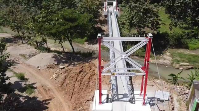 Kementerian PU Genjot Konektivitas Desa, 105 Jembatan Gantung Dibangun Tahun Ini