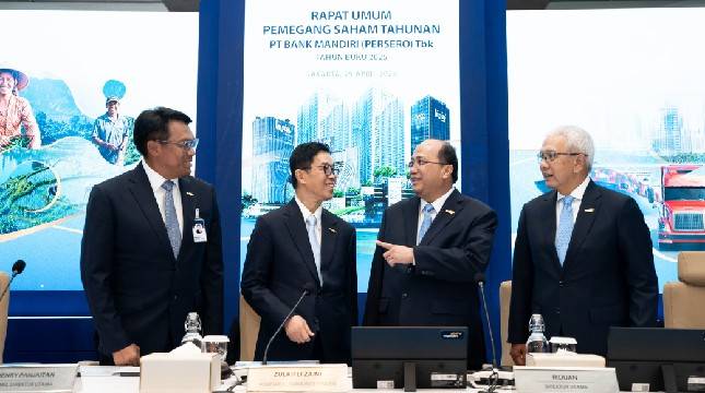 Bank Mandiri Bagi Dividen Rp44,47 Triliun