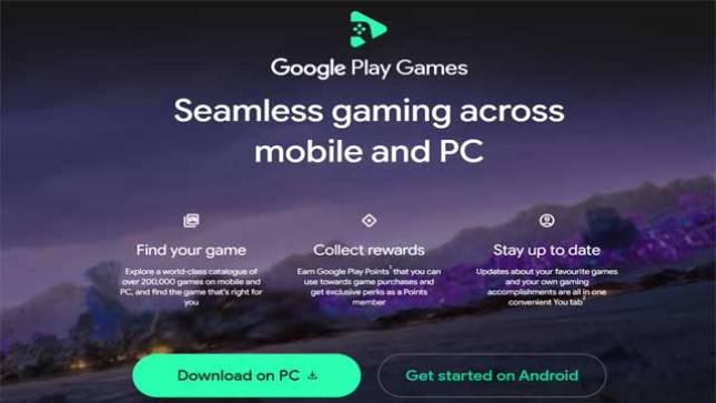 Resmi! Cara Main Game Android di PC Tanpa Emulator via Google Play Games