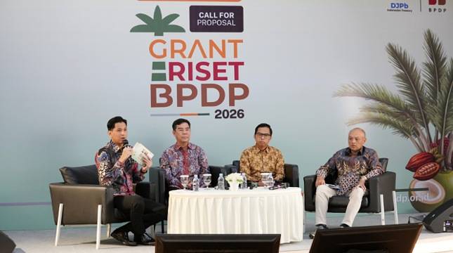 BPDP Buka Grant Riset 2026, Fokus Dorong Hilirisasi Sawit, Kakao, dan Kelapa